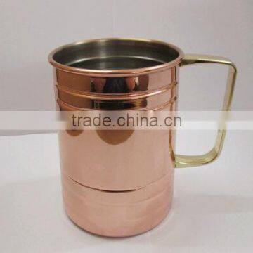 Copper plated mug, 20 once Stainless steel type mule mug