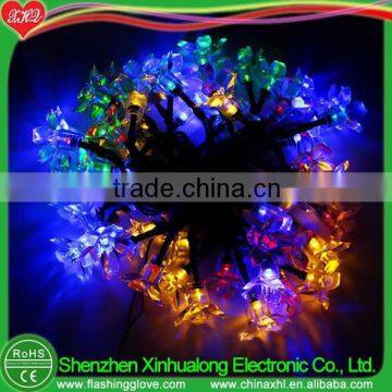Solar energy garden LED flower strip light