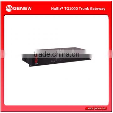 Genew NuBiz TG1000 Trunk Gateway 4E1/T1/J1 design multifunction carrier-grade VoIP gateway device