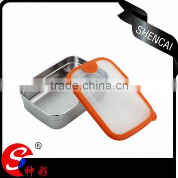 stainless steel food storage lunch box with lid