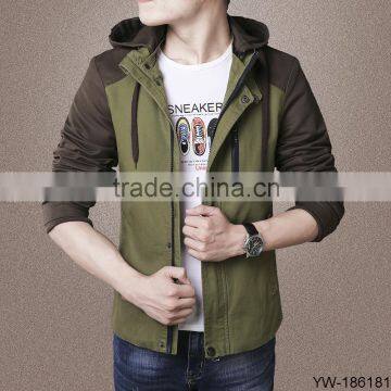 OEM service high quality new style cotton hooded men's coat