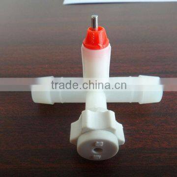 2013 newest three way ball valve chicken nipple drinker