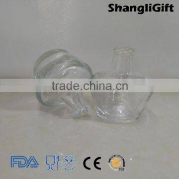 17ml Apple Shape Mini Glass Bottle Glass Pendant photo-2