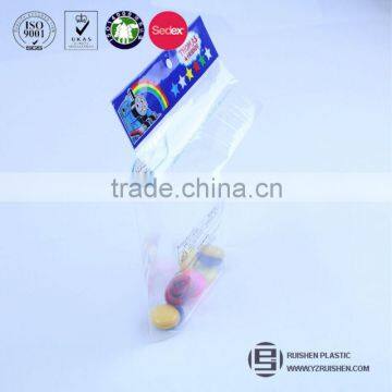 Printed clear BOPP plastic packaging bags for gifts