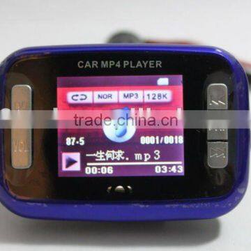 High Quality Colorful Bluetooth Car Mp4 Players Manual FM Transmitter