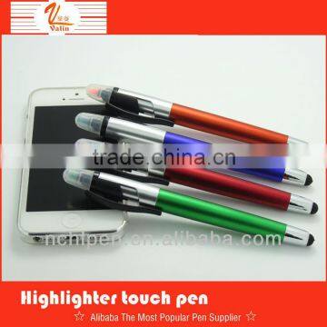 Hot sale stylus pen with highlighter in high quality