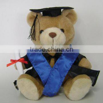 plush graduation teddy bear/plush graduation teddy bear toys/plush toy graduation teddy bear