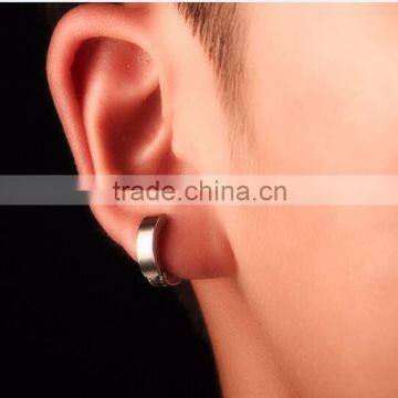 Fashion Men Women No Piercing Clip Earring Round Ear Cuff photo-4