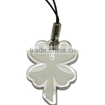 Mental four leaf clover key chain Concise and easy key chain Lucky gift four leaf clover key chian