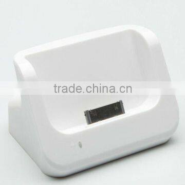 2012 newest White desktop USB cradle charger Docking station for 4S/4G