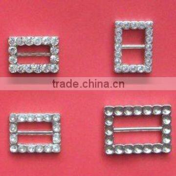 Square shape rhinestone buckle