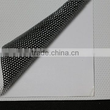 Self adhesive pvc one way vision vinyl films perforated vinyl rolls car window film sticker PV1818