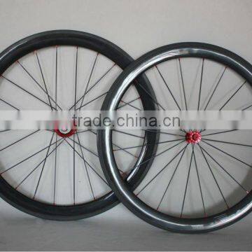 Toray T700 road wheelset tubular 50mm road bicycle rims 700c MT-50T