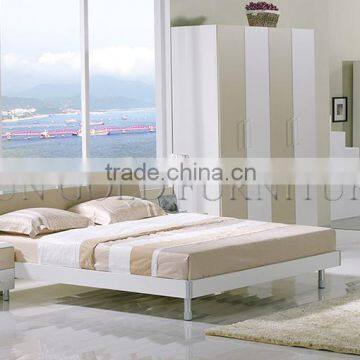 Latest Double Bed Designs Wooden Bed Picture(SZ-BT008) photo-5