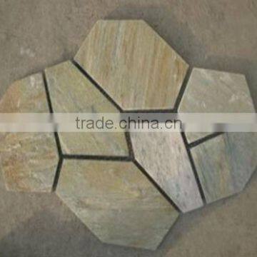 Chinese mesh rusty irregular slate stone