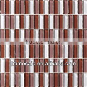 15x48mm Crystal Glass Mosaic-cheap crystal glass