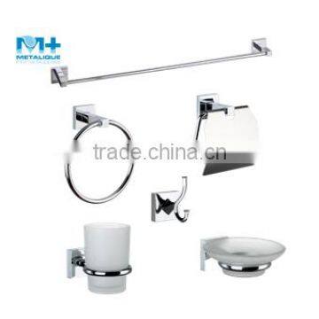 Cheap Modern Bath Hardware Set Metal Zinc Alloy Chrome Finishing Wall Mounted Bathroom Accessories set 52040-CR