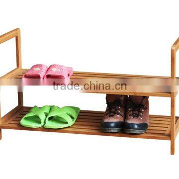 wooden shoe rack