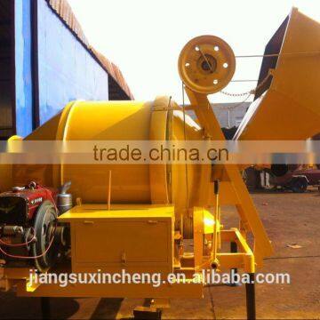 JZR500 mobile portable diesel concrete mixer machine with 500L discharge capacity                        
                                                                                Supplier's Choice