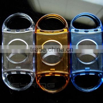 colorful transparent plastic cigar cutter