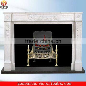 indoor freestanding fireplace mantel