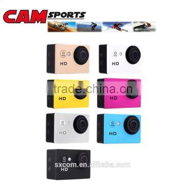 2.0 inch LCD screen 120 degree angle HD 720p waterproof sport dv action camera