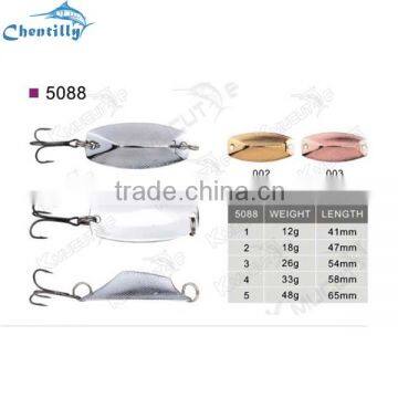Economical price spoon lures for tailor copper material