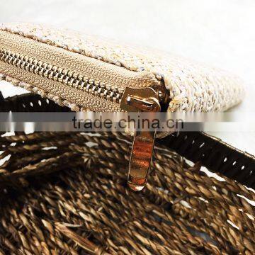 High Quality Long New Fashion Mix Colors Women PU Linen Cluth Wallet Famous Brand Designer Bag Purse Wallet photo-3