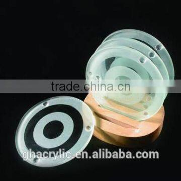 High Quality Clear Acrylic Coasters,coffee Cup Mats,drink Coasters photo-2