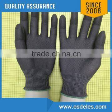 PU Gray Color Nylon Gloves photo-5