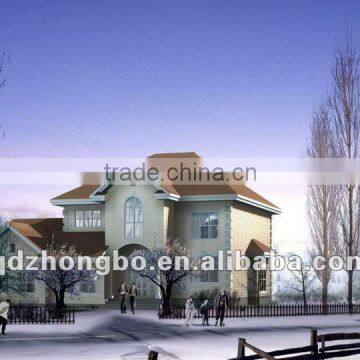 well designed steel structure prefabricated villa