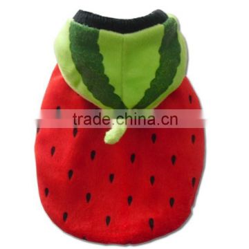 Super Soft Watermellon Pet Fleece Velvet Clothes