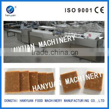 Automatic nut candy bar forming machine, sesame candy bar making machine, peanut crispy machine
