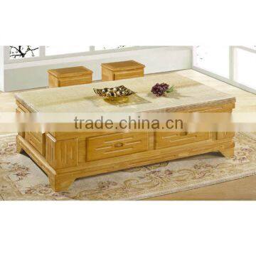 Chinese cheap directly price marble top coffee table set