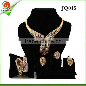 JQ015 wholesale ladies indian 18k gold jewelry with good quality