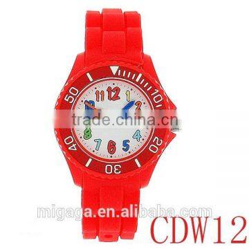 China supplier kid watch silicone strap watches