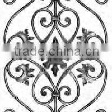 galvanized wrought iron baluster decorative scrolls component