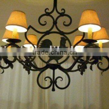 wrought iron lamp