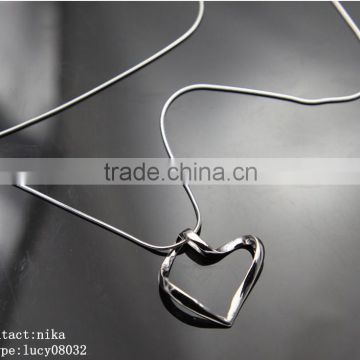 2016 fashion jewellry 925 sterling silver pendant necklace wholesale in China