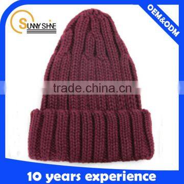 wholesale cuffed beanies knitted custom