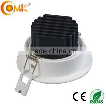 Round Recessed Ceiling 3 Led ul Down Lights Luminaire Tilted 1w 9w Bridgelux Warm White Modern Living Room Lamps photo-3