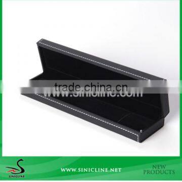 Sinicline High Quality Black Leather Pen Box photo-2