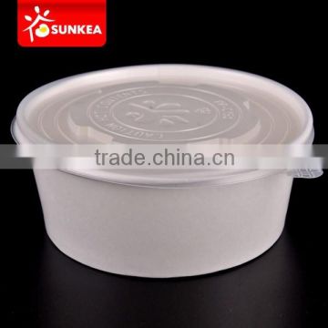 High quality PE coated paper soup cup with lids