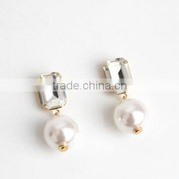 NEW Style SW16604 Rhinestone Pearl Earring Stud/
