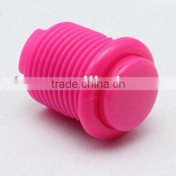 24mm pink plastic push button switch electric pushbutton switch Momentary game accessories