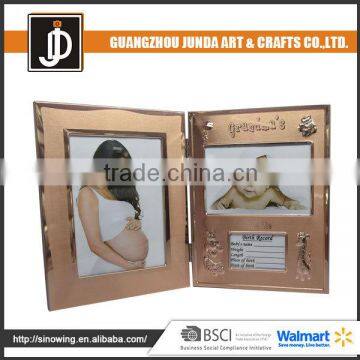 Hot Hot Pregnant Woman And Baby Birth Record Aluminum Photo Frame