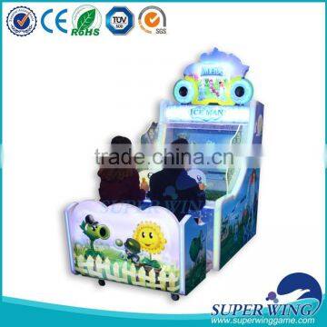 2016 kids coin operated shooting water amusement vending game machine