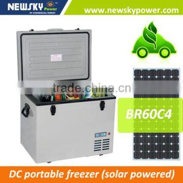 DC 12V BR60C4 portable car fridge freezer electric freezer box for car