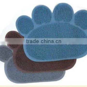 PVC Pet Mat with Paw Prints