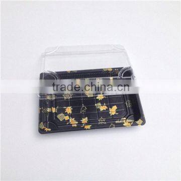 Clear Lid Plastic Disposable Sushi Tray